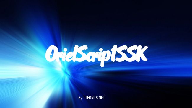 OrielScriptSSK example